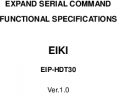 Icon of EIP-HDT30 RS-232 Extended Serial Commands