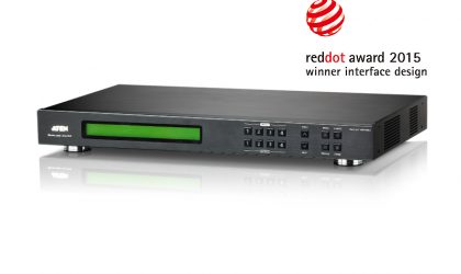 VM5404D 4 x 4 DVI Matrix Switch with Scaler