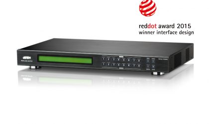 VM5808D 8 x 8 DVI Matrix Switch with Scaler