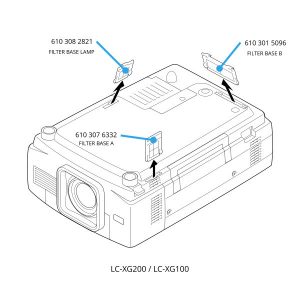 LC-XG200 LC-XG100 filters