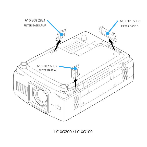 910 307 6332 Filter EIKI Projectors